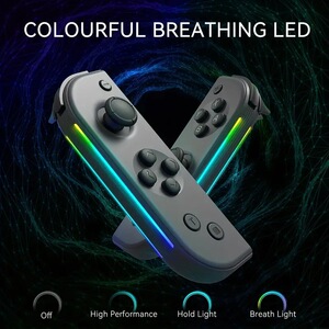 RGB灯光游戏手柄joycon适用任天堂Switch oled无线左右小手柄一代