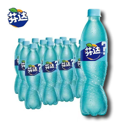 可口可乐芬达啥果味茉莉蜜桃酸角味碳酸饮料0卡0脂汽水瓶装新口味