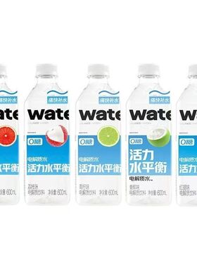 果子熟了电解质水600ml 10瓶装荔枝西柚活力水平衡无糖运动补水
