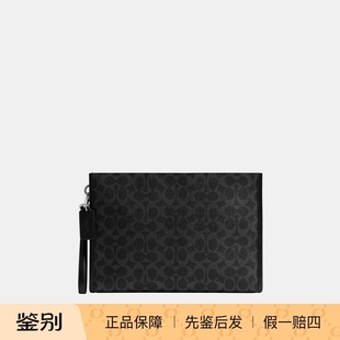 经典 澳门代购 专柜正品 coach蔻驰手拿包 CBG27 标志CHARTER手包
