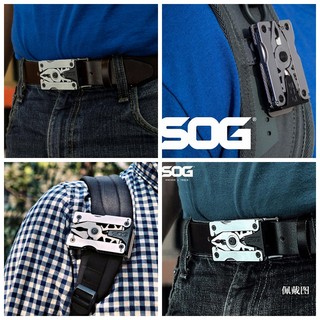 。SOG索格SYNC多功能腰带钳皮带扣SN1011折叠多用途露营组合工具