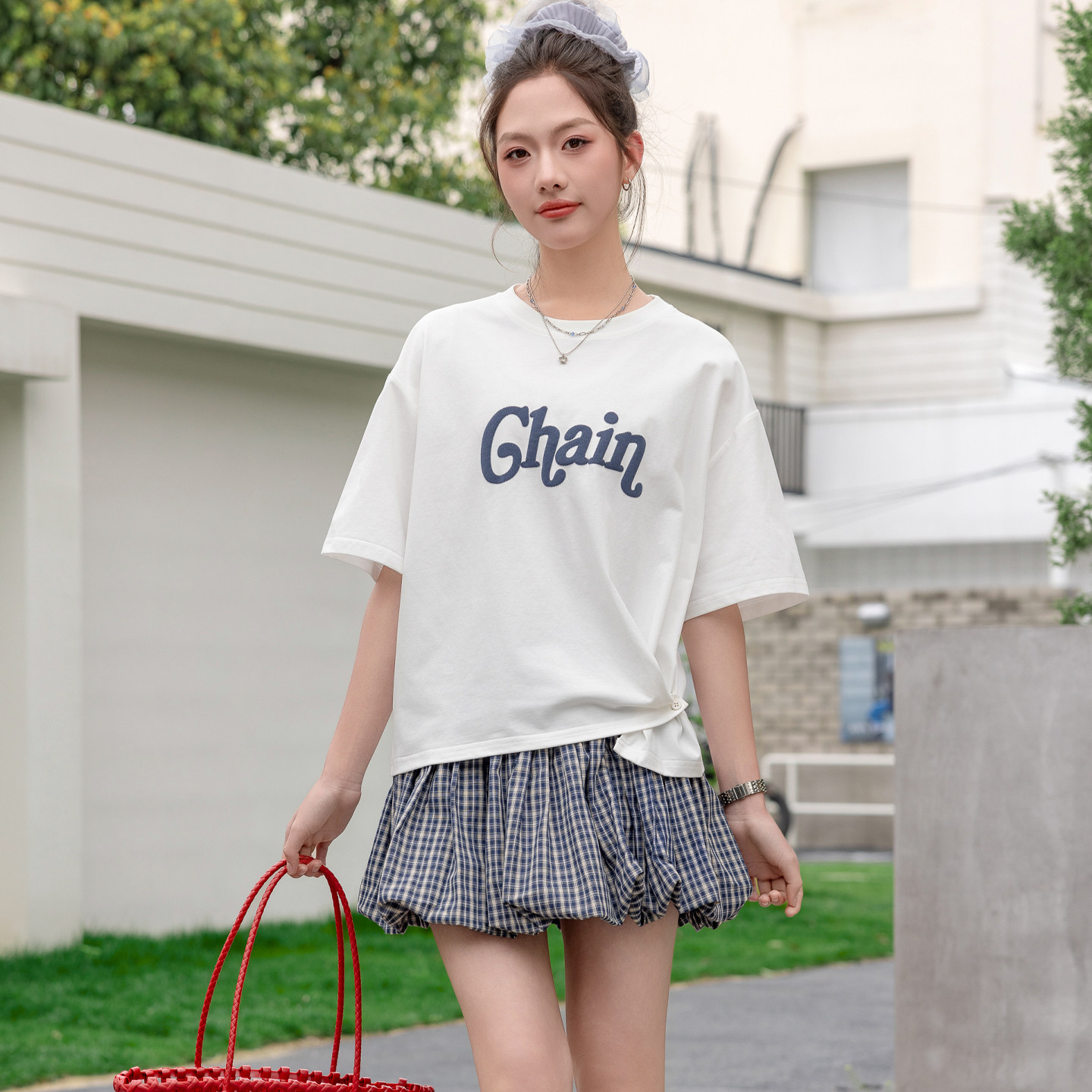 骄骄虎女童夏季洋气短袖T恤
