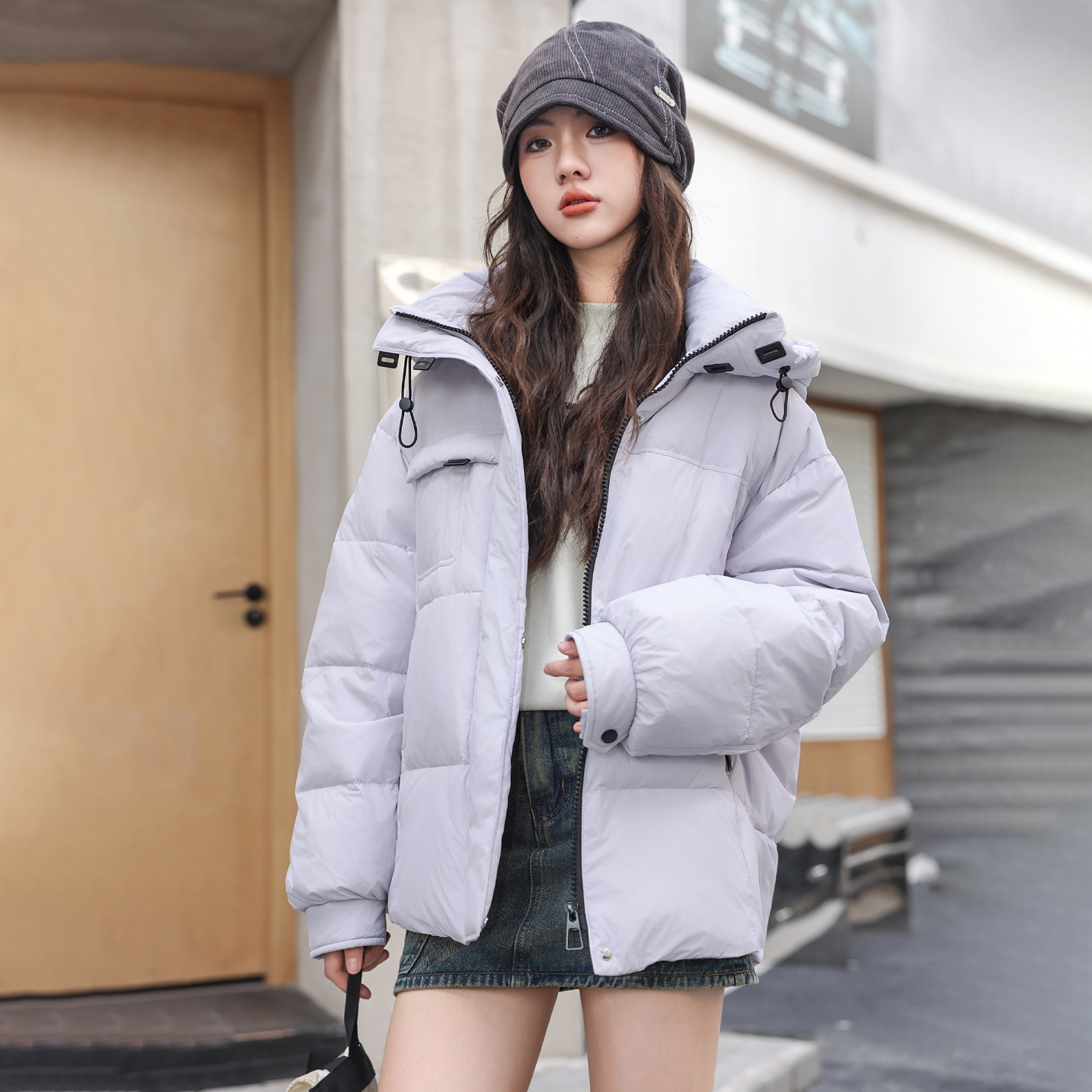 女大童羽绒服加厚保暖外套