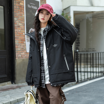 骄骄虎秋冬款休闲加绒外套