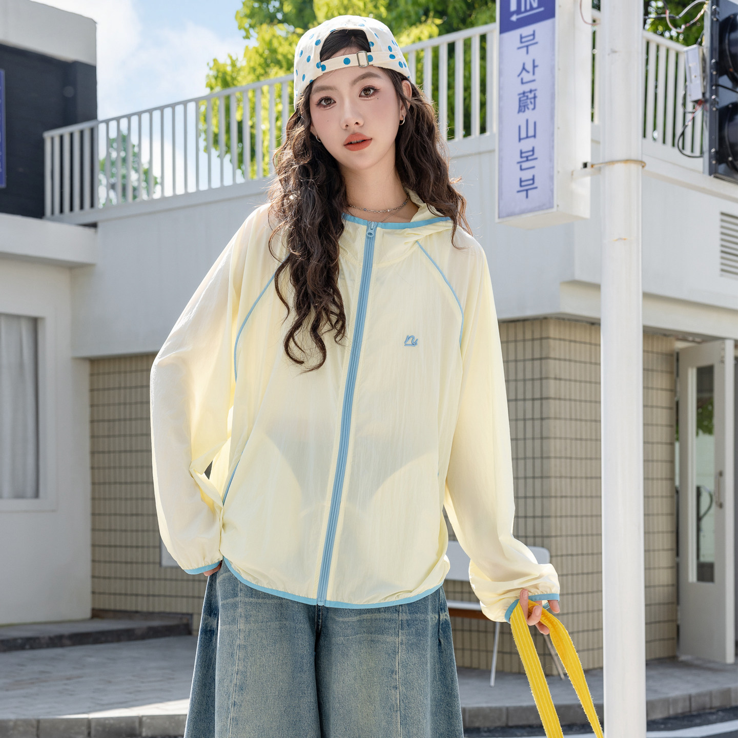 骄骄虎女童夏薄原纱防晒衣