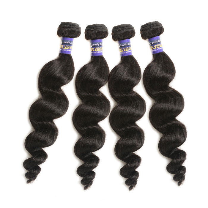 Brazilian virgin human hair loose wave 真人頭發發簾8A在類目 美髮護髮/假髮, 假髮, 捲髮片中 - 來自Buy2taobao.com提供專業的淘寶代購服務