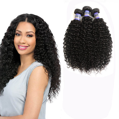 Cheap Peruvian Virgin Hair Curly Wave 3Bundles秘鲁真人发帘