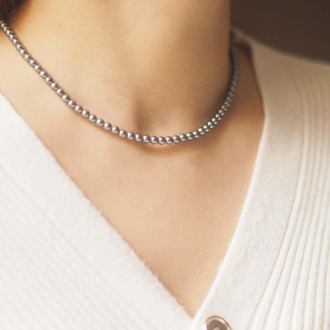 法式高级感名媛新娘婚纱礼服晚宴珍珠元素项链女小众设计感轻奢