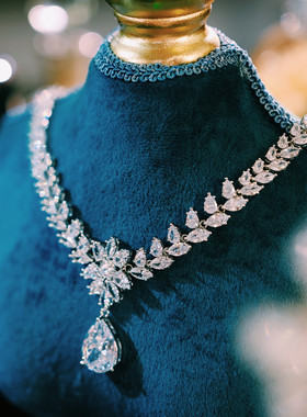 新娘晚礼服主婚纱配饰项链