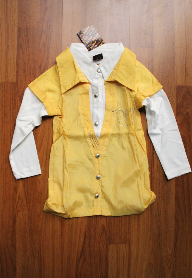 Chemise fille à manche longue - Ref 2086932 Image 1