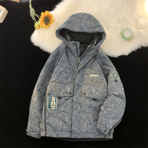23/冬 90%白鸭绒高品质连帽羽绒服工装外套2321-P265图片