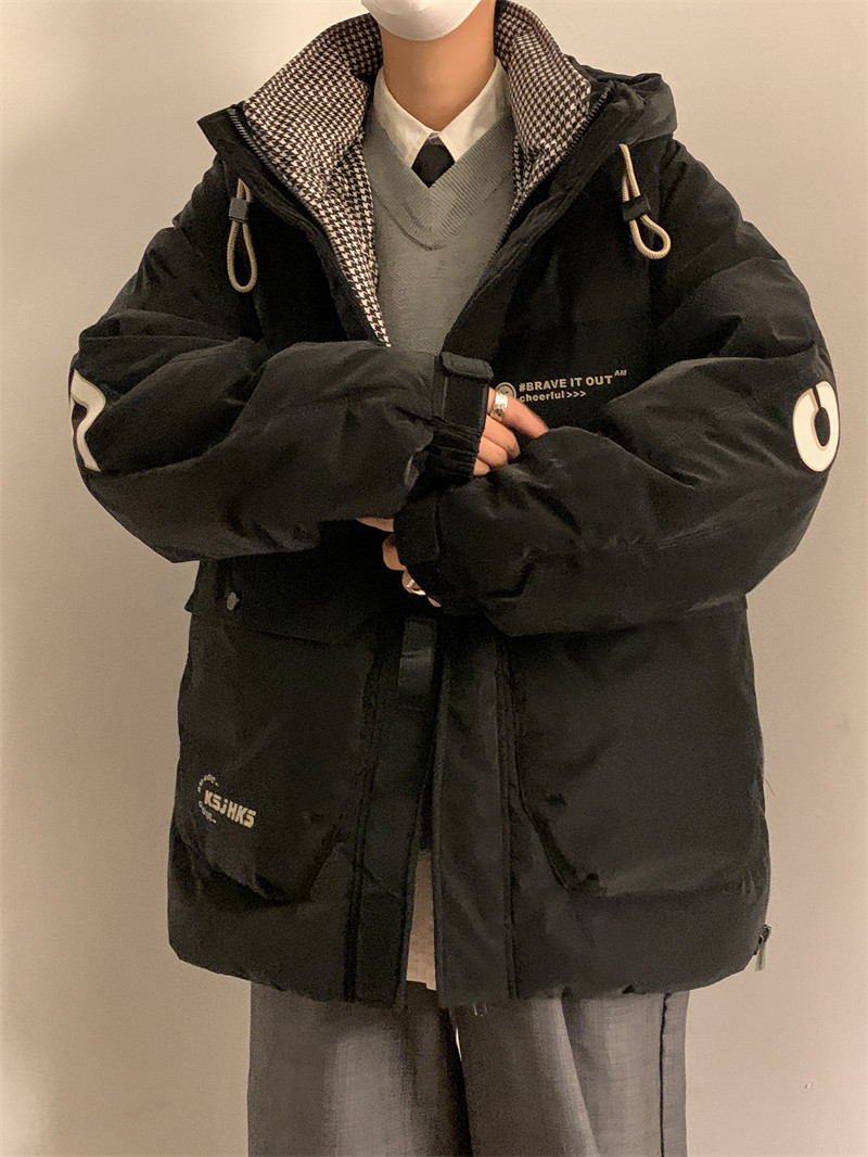 22/冬90%白鸭绒高品质连帽羽绒服潮流大码外套2239-P300控398元,男装羽绒服,电商A171