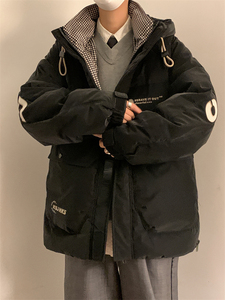 22/冬 90%白鸭绒高品质连帽羽绒服潮流大码外套2239-P300 控398元图片