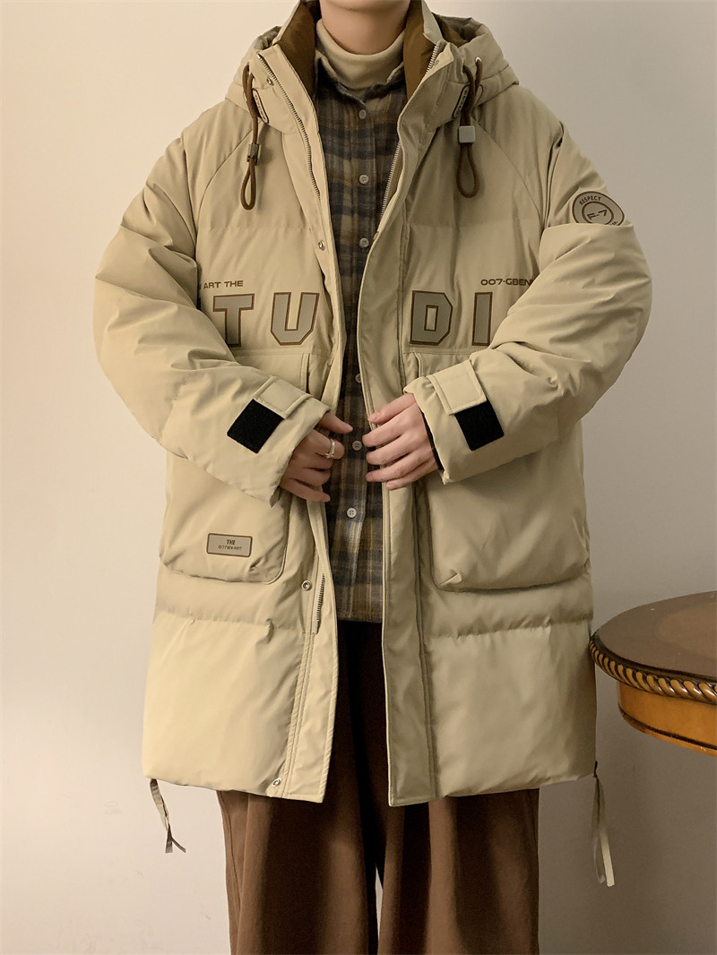 23/冬新款90%白鸭绒连帽加厚中长款羽绒服男9999-P360,男装羽绒服,电商A171