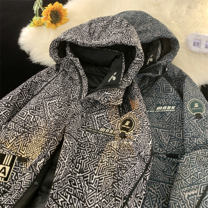 23/冬 90%白鸭绒高品质连帽羽绒服工装外套2321-P265图片