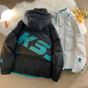 22/冬 90%白鸭绒高品质连帽羽绒服潮流大码外套2207-P300 控398元图片