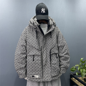23/冬 90%白鸭绒高品质连帽羽绒服工装外套23810-P310图片