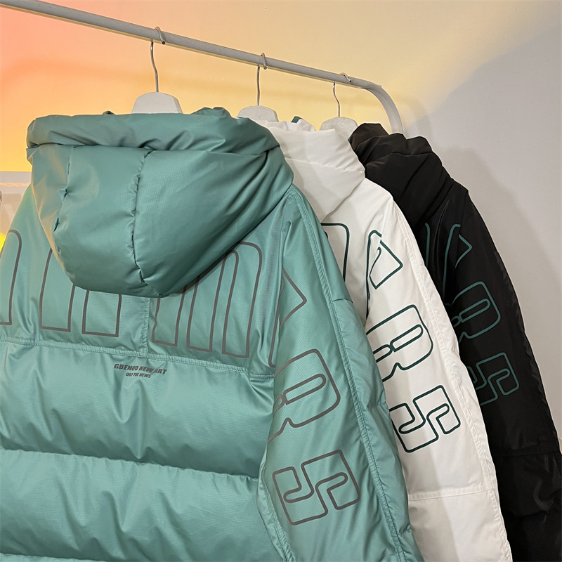 23/冬90%白鸭绒高品质连帽羽绒服潮流大码外套2319-P300,男装羽绒服,电商A171