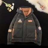 23/冬90%白鸭绒高品质连帽羽绒服工装外套2350-P320，男装羽绒服，电商A171