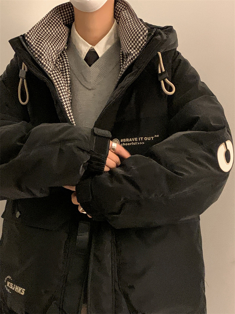 22/冬 90%白鸭绒高品质连帽羽绒服潮流大码外套2239-P300 控398元图片