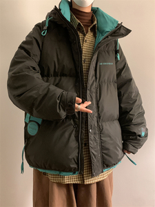 22/冬 90%白鸭绒高品质连帽羽绒服潮流大码外套2207-P300 控398元图片
