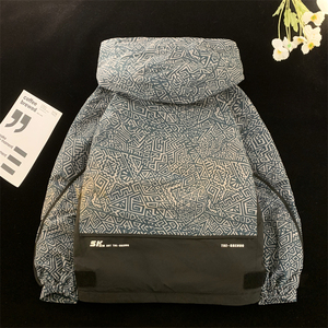 23/冬 90%白鸭绒高品质连帽羽绒服工装外套2321-P265图片