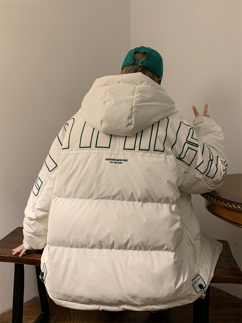 23/冬90%白鸭绒高品质连帽羽绒服潮流大码外套2319-P300,男装羽绒服,电商A171