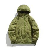 YR88/P210控288冬装羽绒服男连帽防风防水冲锋衣潮流宽松外套上衣，男装羽绒服，电商A171