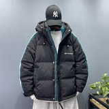 2024新款男士90白鸭绒连帽羽绒服男23815-P310，男装羽绒服，电商A171