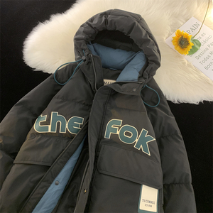 23/冬 90%白鸭绒高品质连帽羽绒服潮流大码外套2316-P265图片