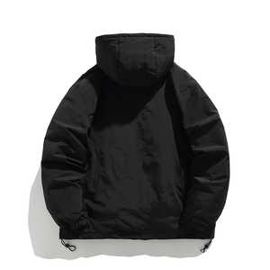 YR88/P210控288冬装羽绒服男连帽防风防水冲锋衣潮流宽松外套上衣图片