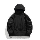 YR88/P210控288冬装羽绒服男连帽防风防水冲锋衣潮流宽松外套上衣，男装羽绒服，电商A171
