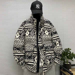 23/冬 90%白鸭绒高品质立领羽绒服潮流大码外套23819-P290图片