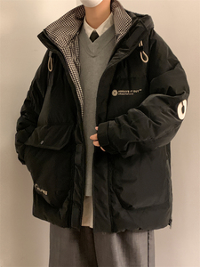 22/冬 90%白鸭绒高品质连帽羽绒服潮流大码外套2239-P300 控398元图片