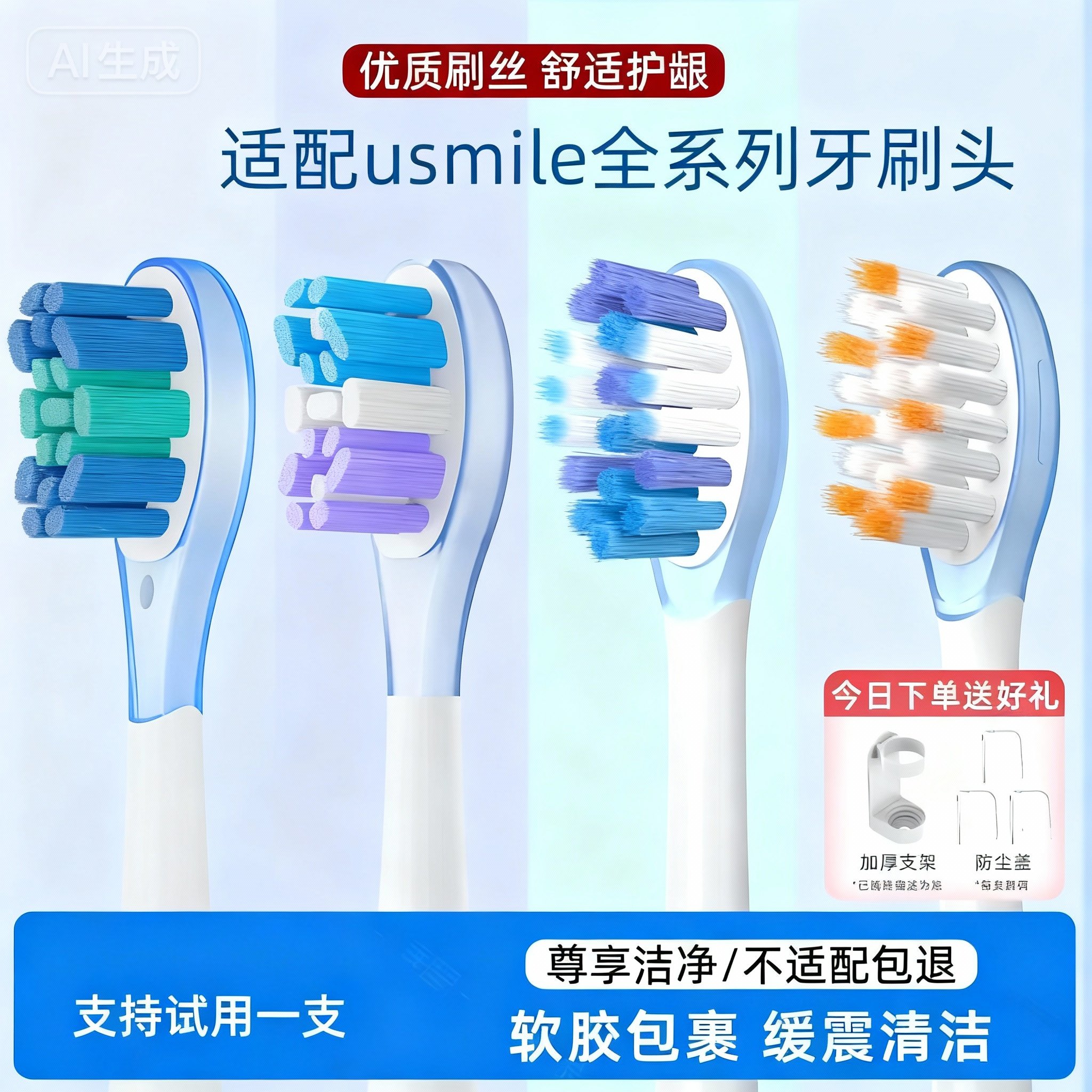 适配usmile电动牙刷头Y1/Y1S