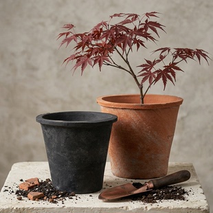 陶瓷手工多肉阳台龟背竹陶土盆具兰花陶盆菊花瓦盆 大花盆粗陶老式