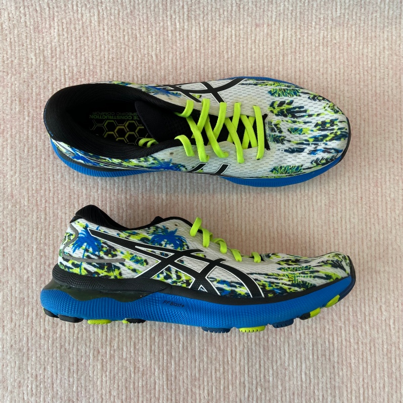 亚瑟士男女舒适缓震运动跑步鞋