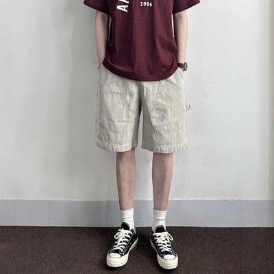 夏季百搭宽松牛仔短裤WHICHONE