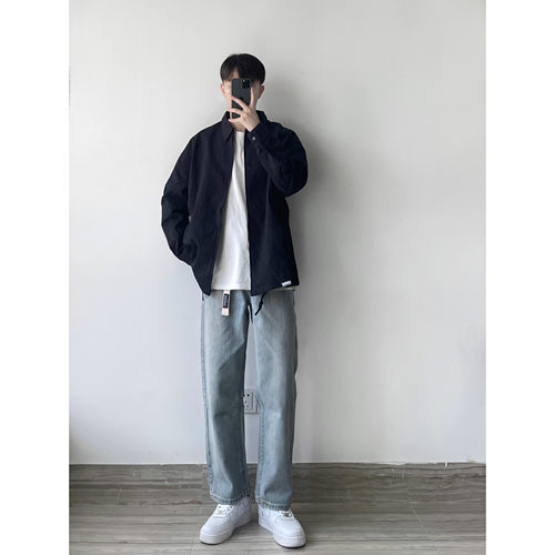 WHICHONE翻领秋冬宽松