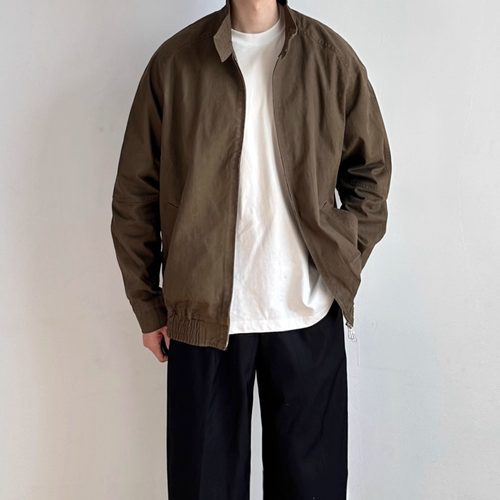 WHICHONE日系复古立领工装夹克