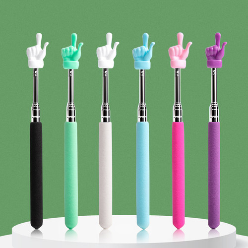 可伸缩指教棒多色可选不伤手