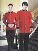 定做酒店宾馆大厅行李员春秋套装工作服 接待员服装门童服工装