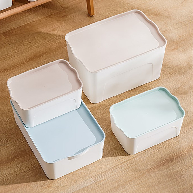日式储物盒塑料家用收纳盒带盖桌面整理盒橱柜杂物收纳箱学生宿舍,收纳整理,收纳箱,淘宝优惠券,粉丝福利购,淘宝优惠卷