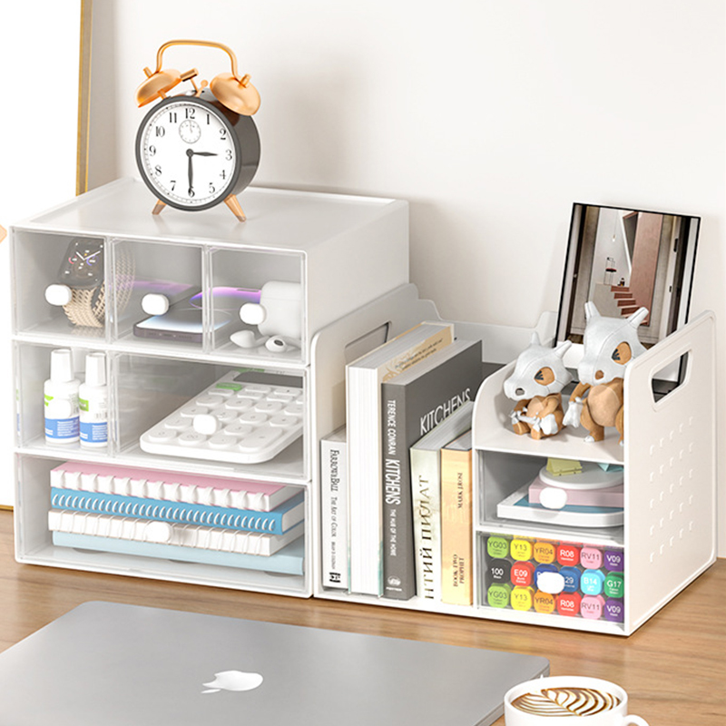 桌面收纳盒书桌文具抽屉式整理盒