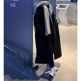 2025呢大衣长款毛呢外套春秋韩系小个子高级感赫本英伦风p86-k158，女装毛呢外套，浙宝318