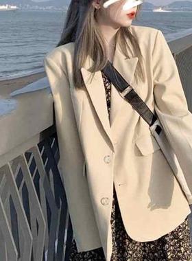 白色小西装外套小个子2025春秋款高级设计感休闲短款西服 p80k138