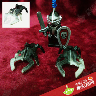 LEGO 乐高 稀有动物零件 万毒蜘蛛 夜光 白黑巨型甲虫 城市城堡