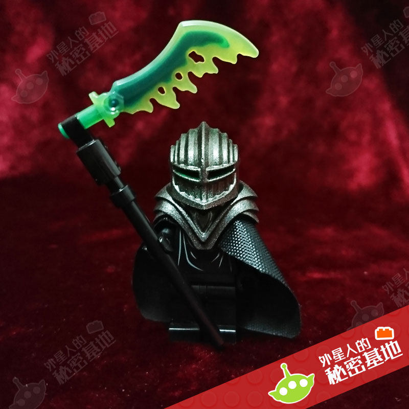 乐高 lego 人仔武器零件 幻影忍者 幽灵刀 火焰镰刀 透绿色魔剑