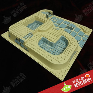 乐高 lego 立体大底板 32X32 地砖 沙漠 城市城堡 绝版超稀有零件