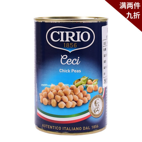意大利进口 茄意欧牌鹰嘴豆罐头400g 即食chick peas
